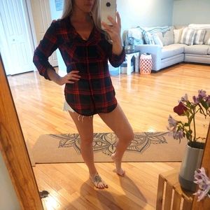 Plaid Blouse